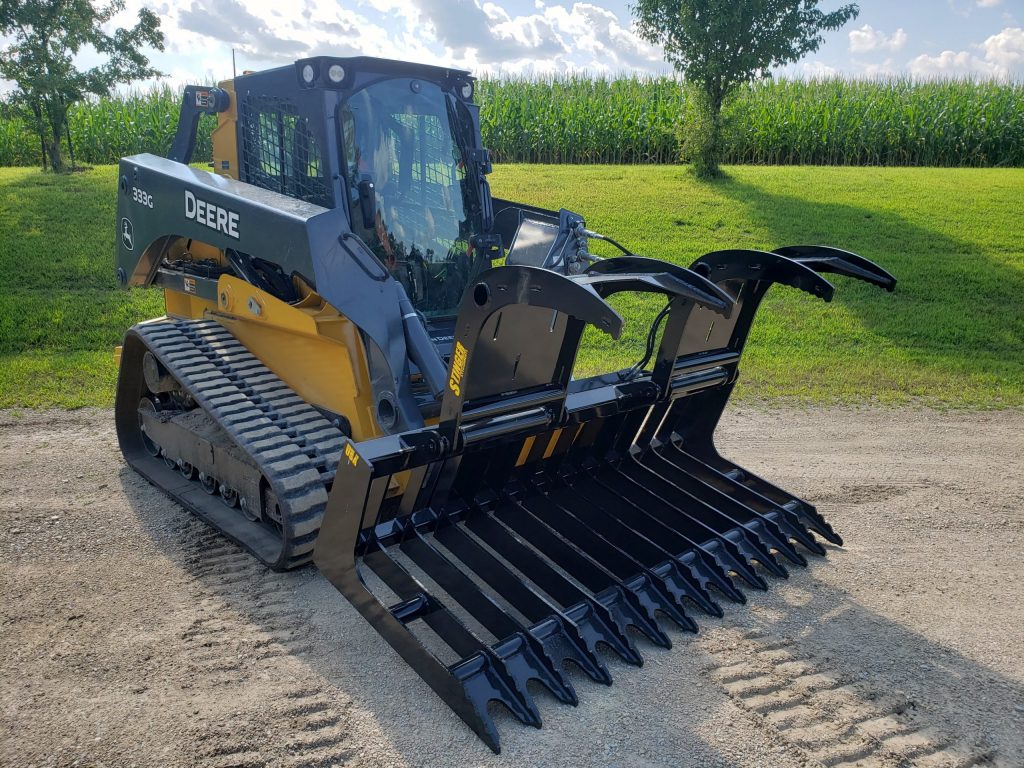 skidsteer and excavator attachments for rent in katy, tx